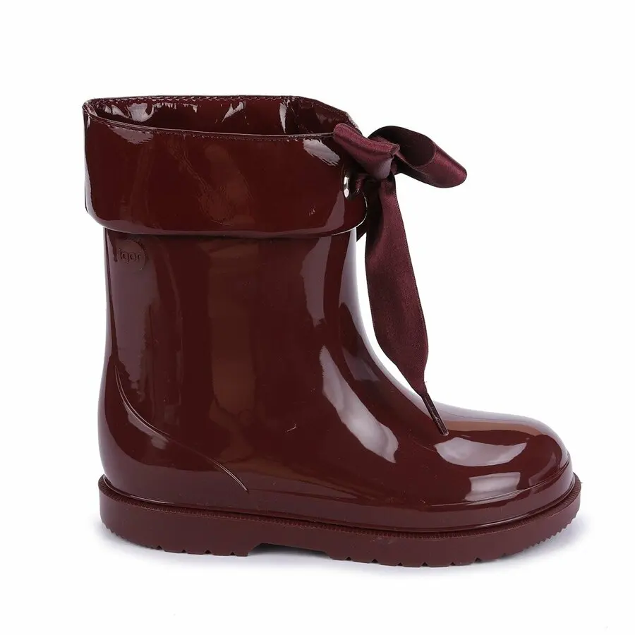 

Igor gor W10238 Bimbi Lazo Girl Waterproof Rain Snow Boots Burgundy