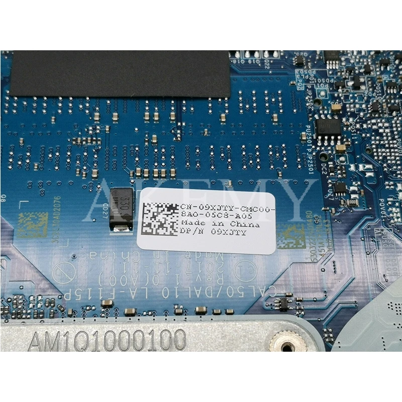 Для DELL Inspiron 5570 5770 и Latitude 3490 3590 Материнская плата ноутбука CAL50 DAL10 LA-F115P W/ i5-8250