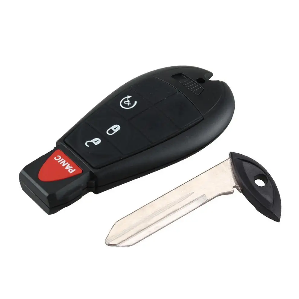Uncut автомобильный сменный Корпус Ключа Чехол 4 кнопки без ключа ключ для Fob