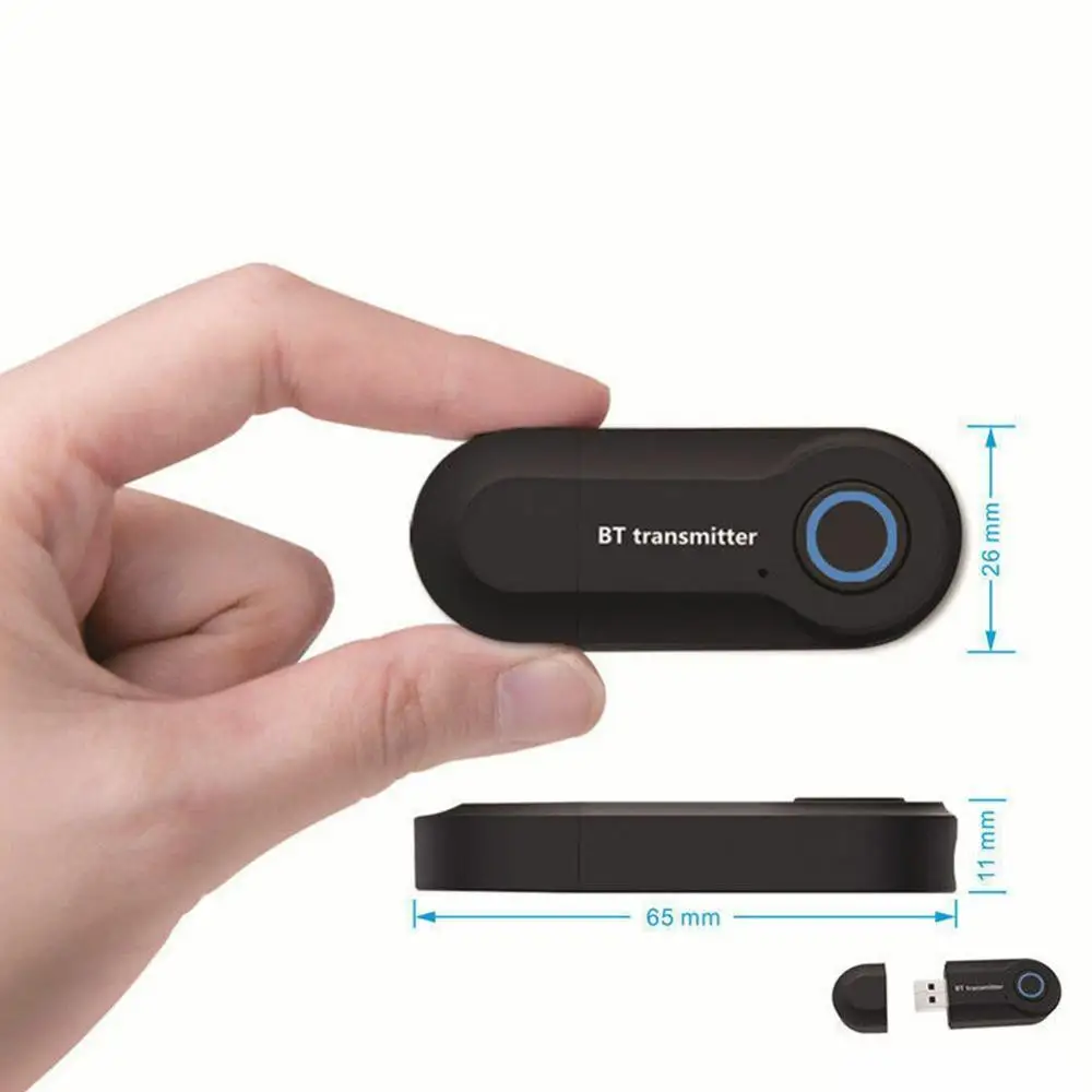 Лучший Bluetooth 4 0 аудио приемник передатчик мини стерео AUX RCA USB 3 5 мм разъем для ПК