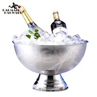 1 piece 13l stainless steel ice bucket wine champagne granule tube champagne barrel ice wine barrel