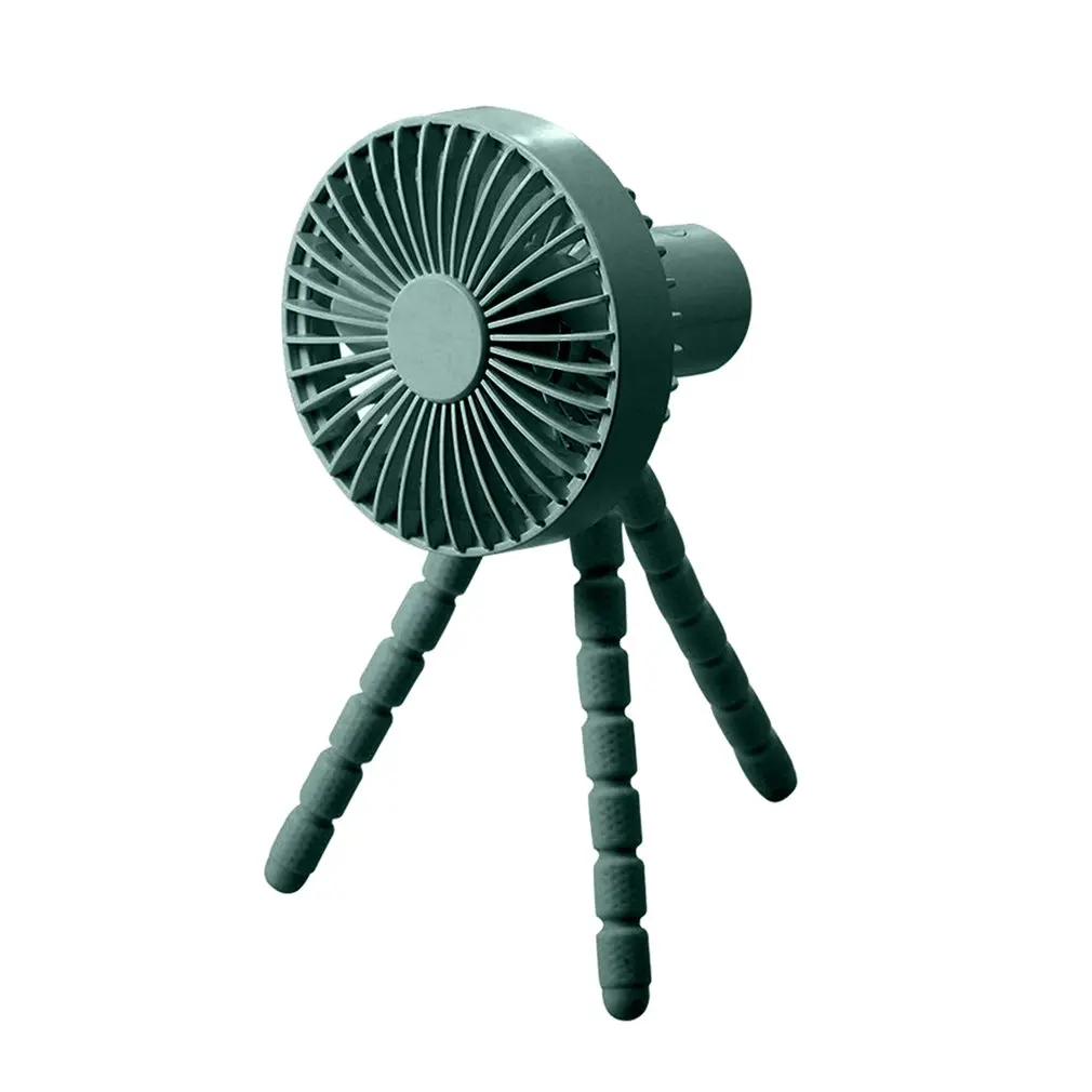 

USB-вентилятор с лампой в форме осьминога, бесшумный ручной прочный портативный безлопастный вентилятор с креплением на шею