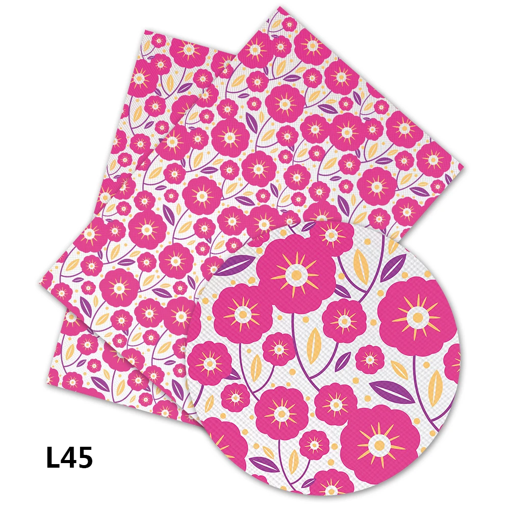 1 шт. лист из искусственной кожи с цветочным принтом 30 Х100 см|printed grosgrain ribbon|grosgrain