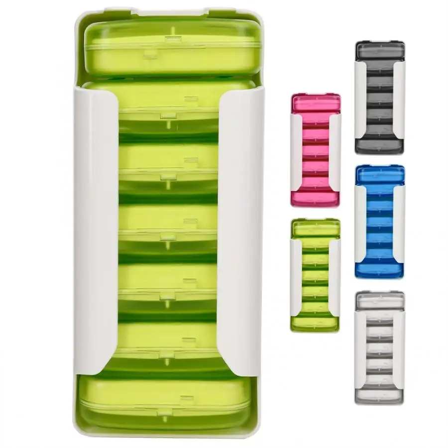 Коробка для хранения держатель с дистанционным управлением 7 слоев Портативный