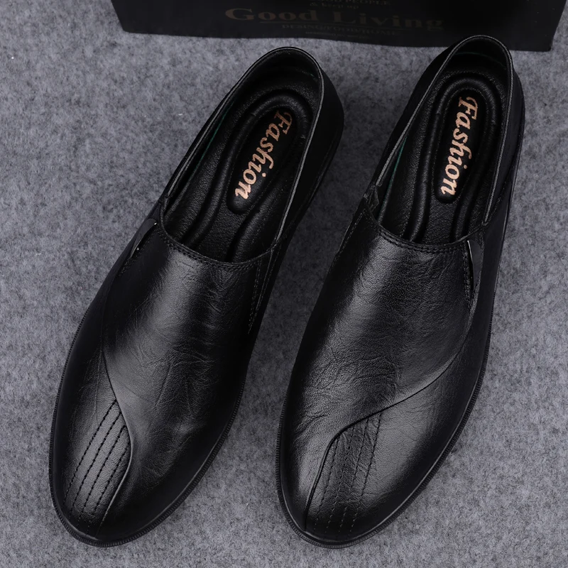 

Повседневная обувь; Модные кроссовки; Zapatos Hombre; Повседневная кожаная обувь; Мужские черные Мужская модная обувь на Плоском Каблуке для повсе...