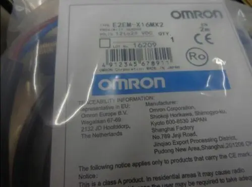 E2EM-X16MX2 E2EMX16MX2 12-24VDC Новый Omron Бесконтактный переключатель бесплатная доставка # exp |