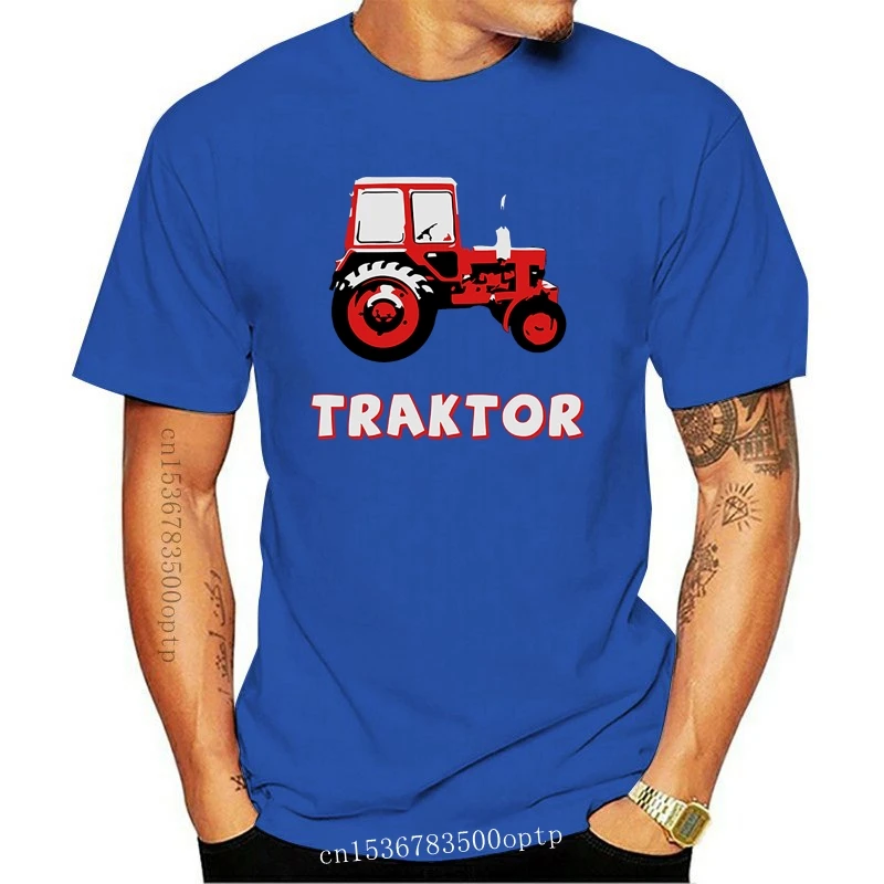 

New Men's Traktor MTZ t shirt Character cotton O-Neck Formal Cute Comfortable summer Family shirt