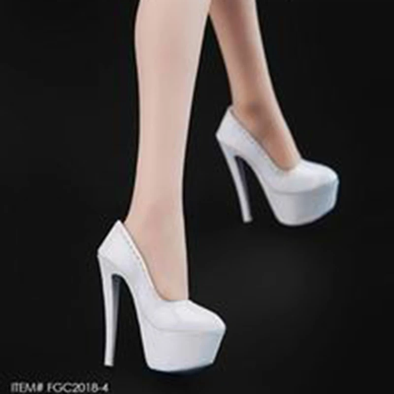 

FLIRTY GIRL COLLECTIBLES FGC2018 1/6 Scale Female Leather Long Boots High Heels Model Shoes Empty inside