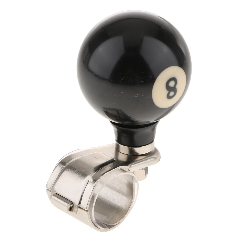

Brand New Car Steering Wheel Knob Ball Power Handle Spinner Booster (Black)
