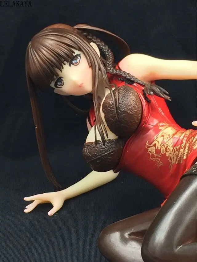 Аниме туземная лягушка Тони Т2 Арт Девушки cheongsam красный Мика Мягкая грудь сексуальная девушка 1/7 Масштаб ПВХ фигурка модель игрушки Brinquedos