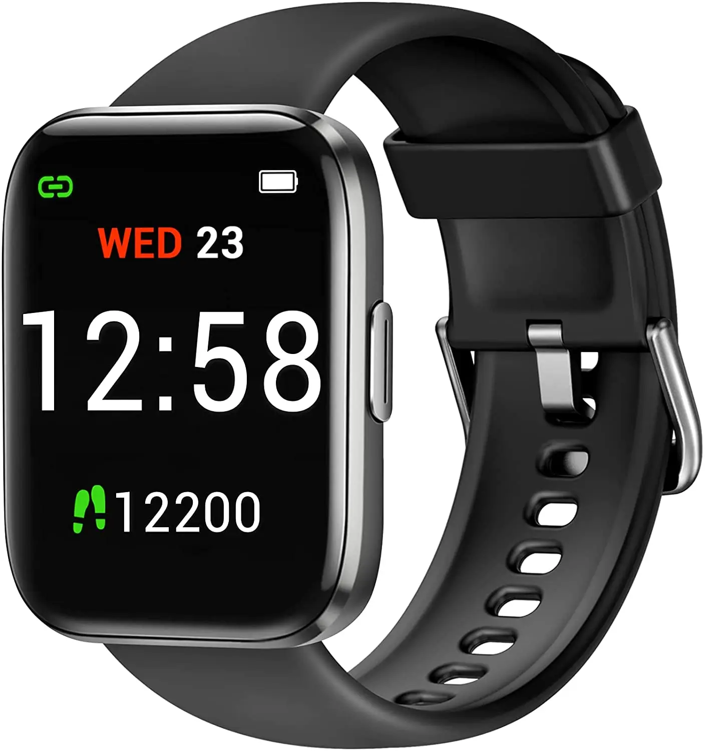 

Fitniv Smart Watch, 1.4 Inch Touch Screen Smartwatch with Heart Rate Monitor, IP68 Waterproof Fitness Tracker Compatible with