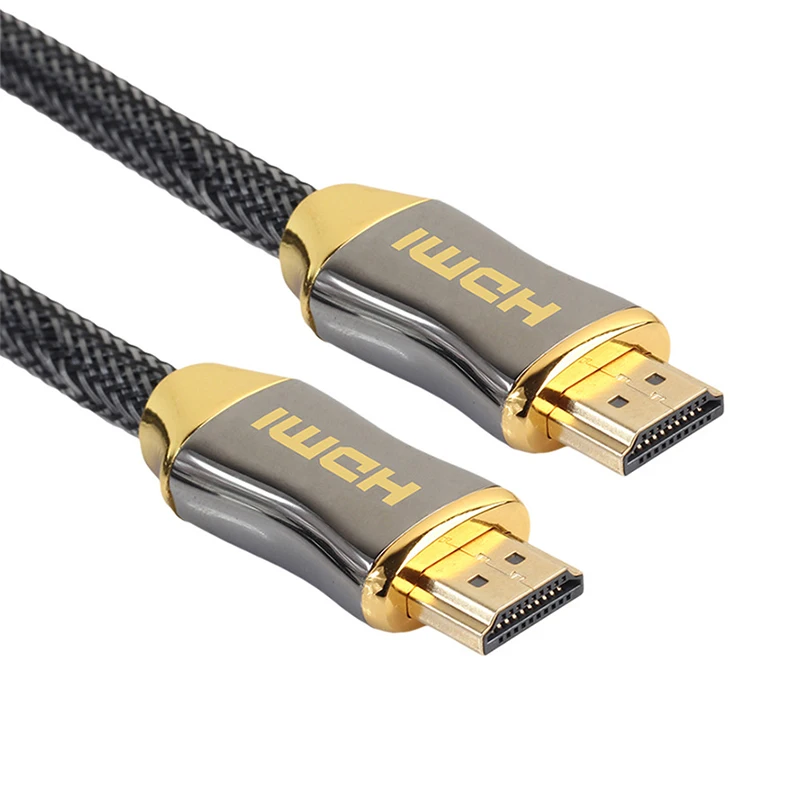 Кабель HDMI 4K адаптер с позолоченным штекером на штекер 2 0 для проектора HD TV STB