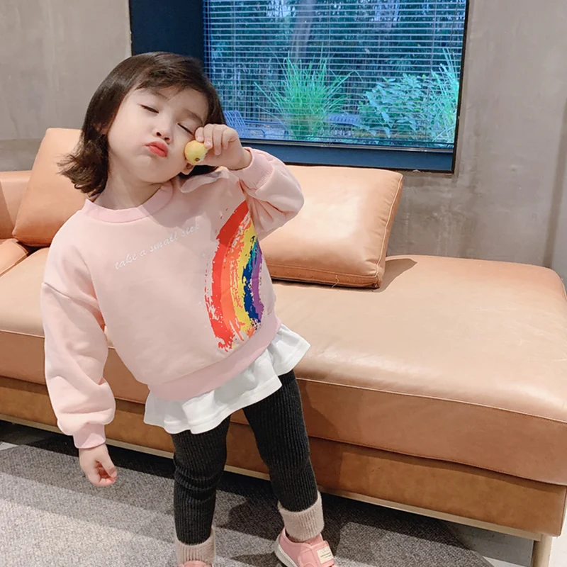 

Baby Boys Girls Sweatshirts Tshirt Autumn Spring Cartoon Cotton Hoodies Tops Children Kids Long Sleeve T Shirts Blouse Clothes