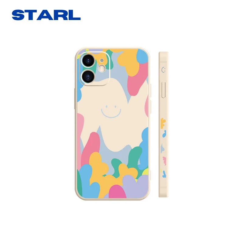 

Креативный Красочный милый чехол с граффити для iphone 11 Phonecase 12 13 mini Promax Pro 6 7 8 SE 2020, задняя крышка Xr Xs X, защита