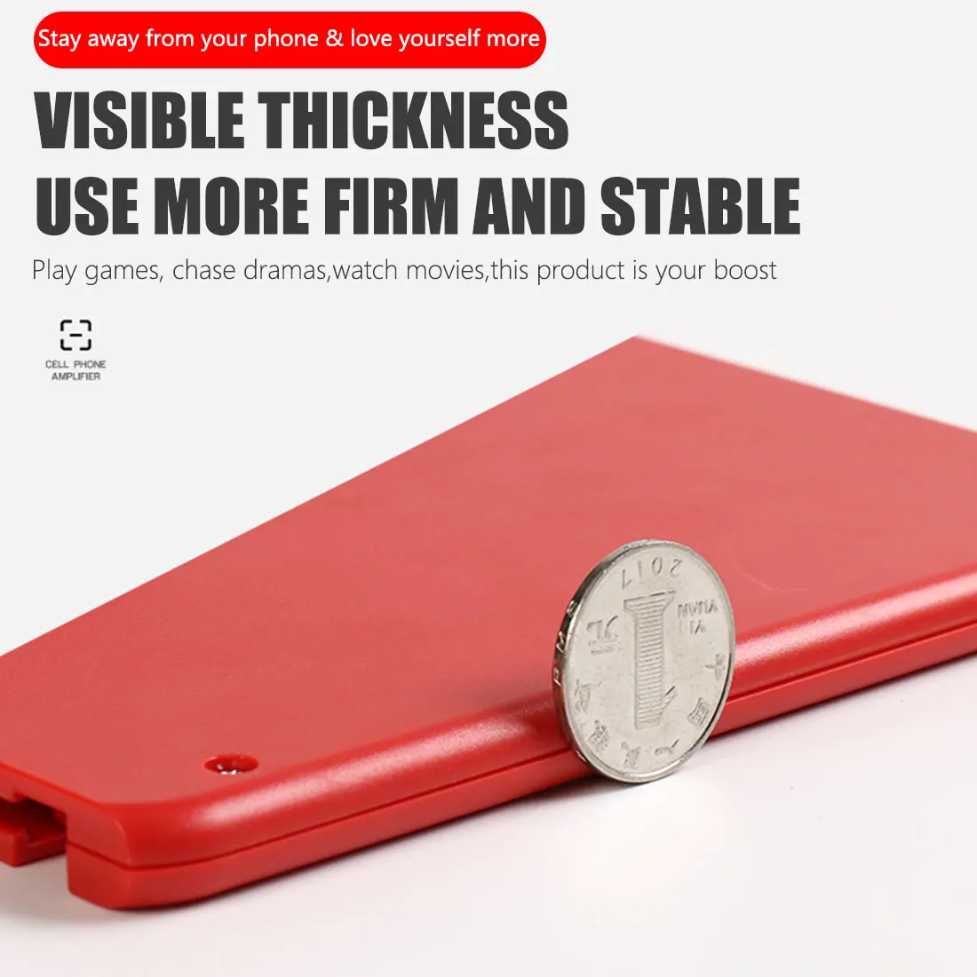 Усилитель сотового телефона с 3D-эффектом 12 дюймов большой экран высокой четкости