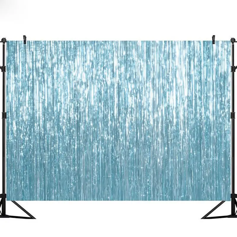 

Sequined Curtain Pattern Vinyl Photography Backdrop Pure Solid Color Children Self Portrait Party Backgrounds For Photo Studio