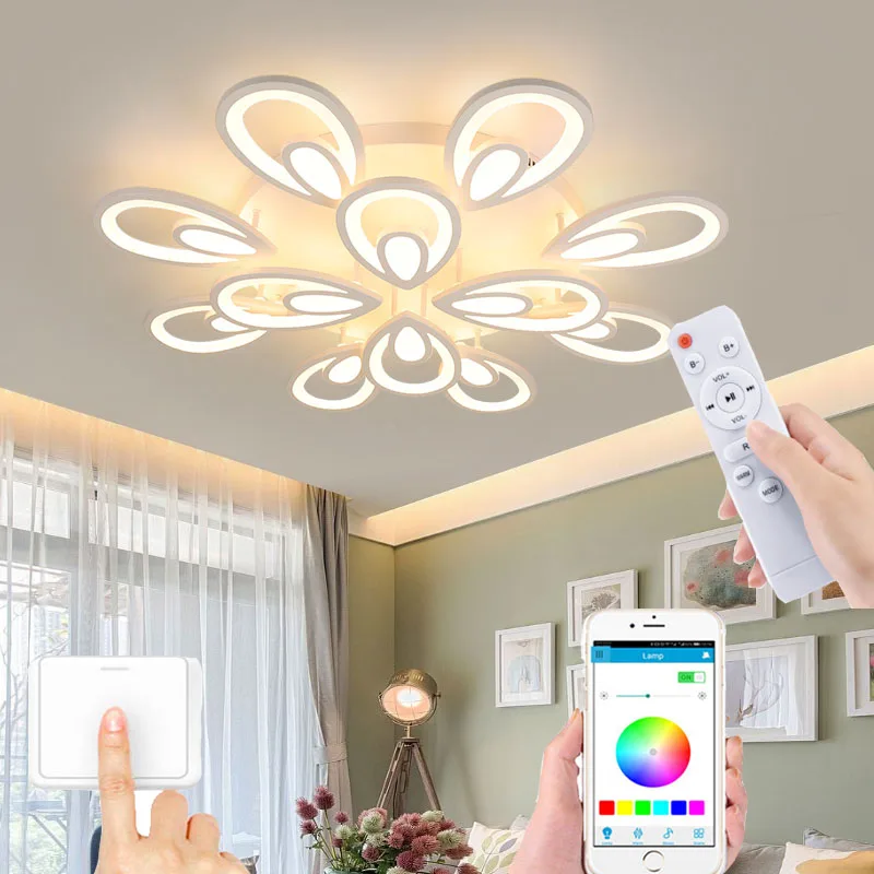 

Modern indoor lighting ceiling lamp bedroom living room chandelier LED lighting fixture new