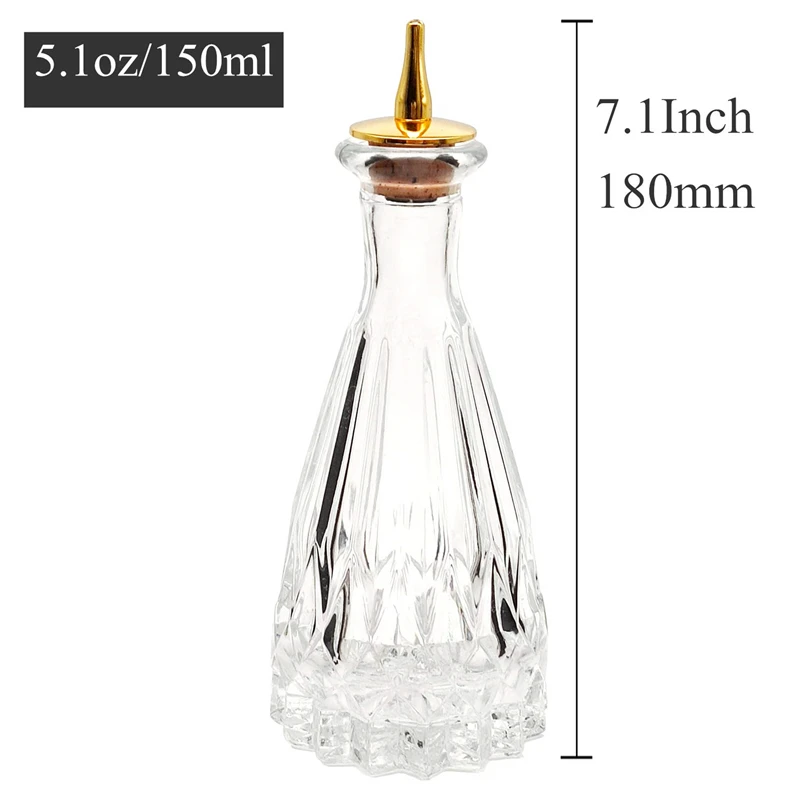 DaVinci горькая бутылка для коктейля 150 мл стеклянная Dahs разливщик ликера барная