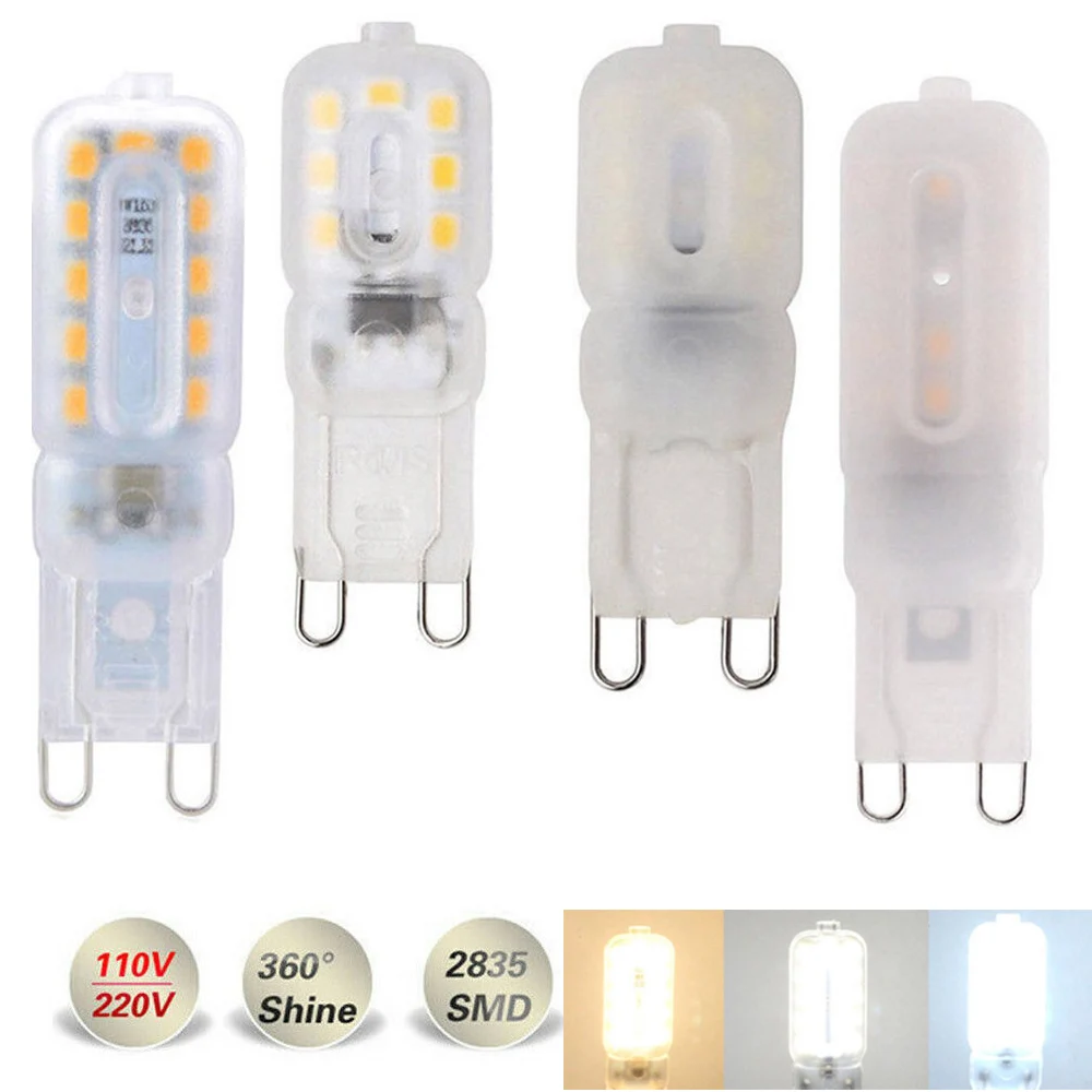 Светодиодная лампа Кукуруза 3 Вт 5 мини диммируемая 47 60 мм светильник для замены