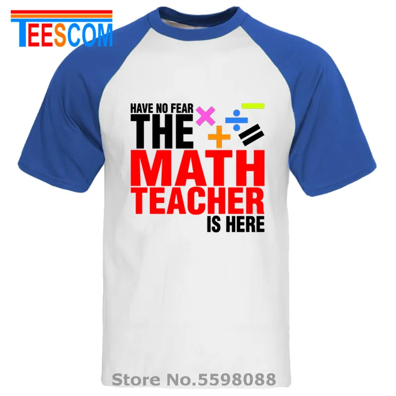 Футболка из модной серии Не бойся математики лето футболка с круглым воротником