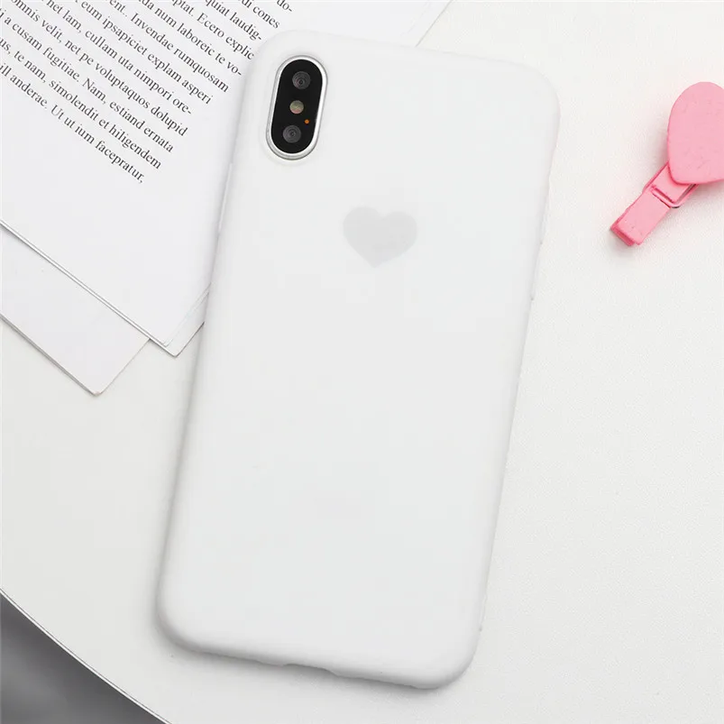 31Kbd-0ipbaxin Матовый чехол для телефона ярких цветов с сердцем для iPhone 11 Pro XS Max XR X 8 7 6 6 s Plus 5 5S SE, мягкий чехол из ТПУ для iPhone XR, чехол - Цвет: 31Kbd-0ipbaxin