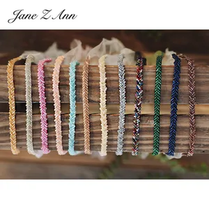 Красивая повязка для волос с бусинами аксессуары для волос головной цветок ребенок 0-1 год Новорожденный Фотография реквизит фото