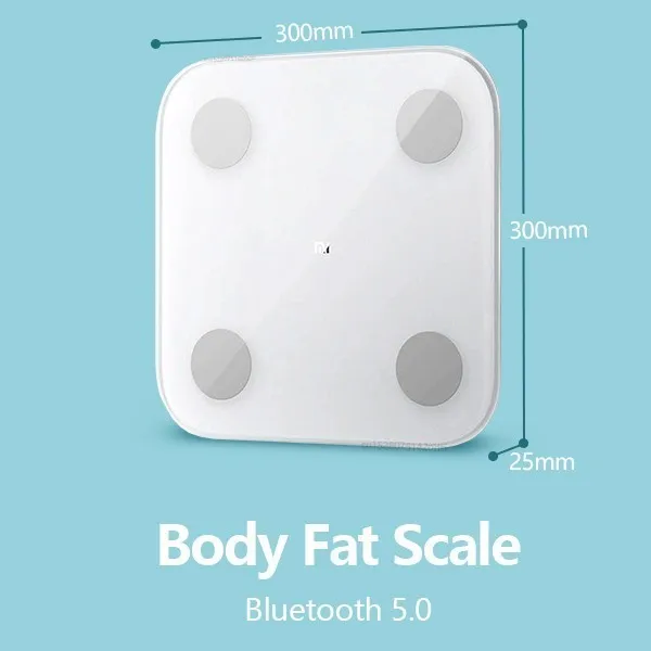 Body Fat Scale Xiaomi 2,0 Интеллектуальные Bluetooth напольные весы Весы Для Фитнеса Йоги инструменты для здоровья весы жировые мониторы - Цвет: Body Fat Scale