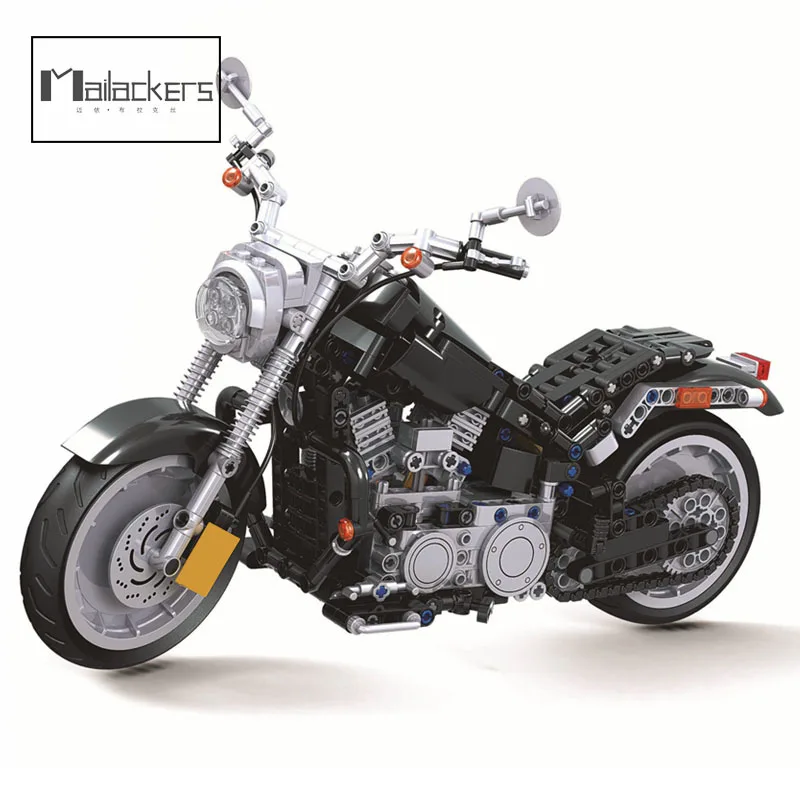 

Mailackers Technical Assembled Motorcycle Car Model Building Blocks Speed Racing Car City Vehicle MOC Motorbike Bricks Kits Toys