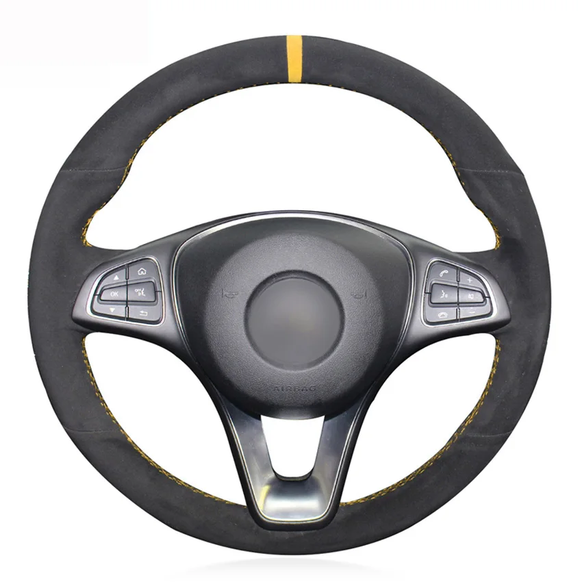 

Чехол для руля Mercedes Benz C180 C200 C260 C300 B200 E200 E300 CLS260 CLS300 GLC260 GLC300 A180