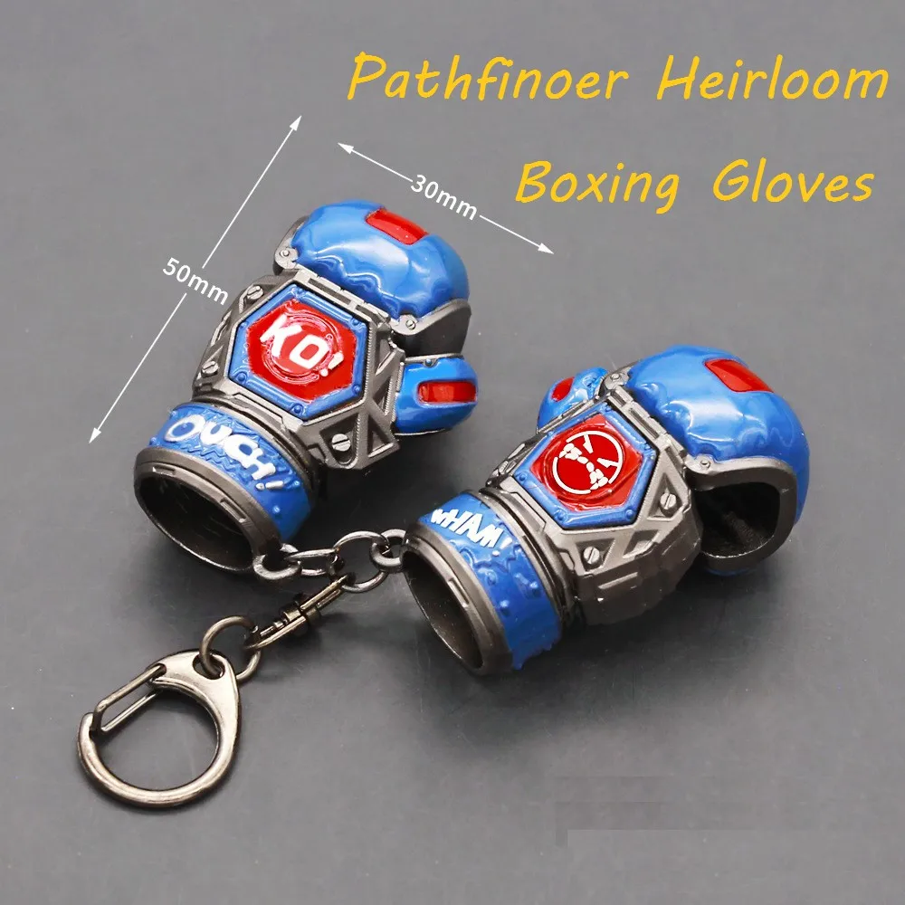 Боксерские перчатки Apex Legends 2 шт. модель оружия из сплава брелок для ролевых игр