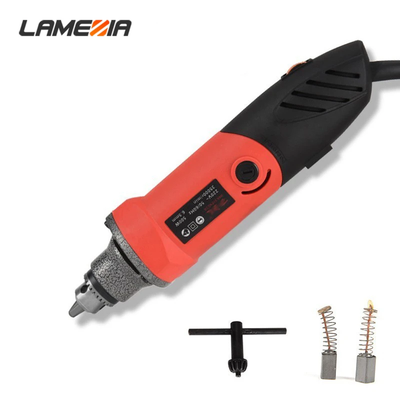 Электрическая мини шлифовальная машина 500 Вт 6 позиций переменная скорость