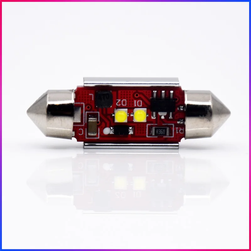 ShinMan 4 шт. гирлянда 31 мм 36 39 41 светодиодный ные лампы C5W C10W сверхъярсветодиодный