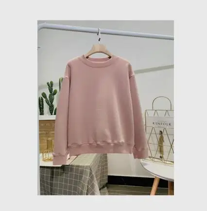 pink Jvzkass, Женская кашемировая версия, зимние модели, теплые, одноцветные, утолщенные, зимние, женские, свободные, Z53 - Цвет: pink