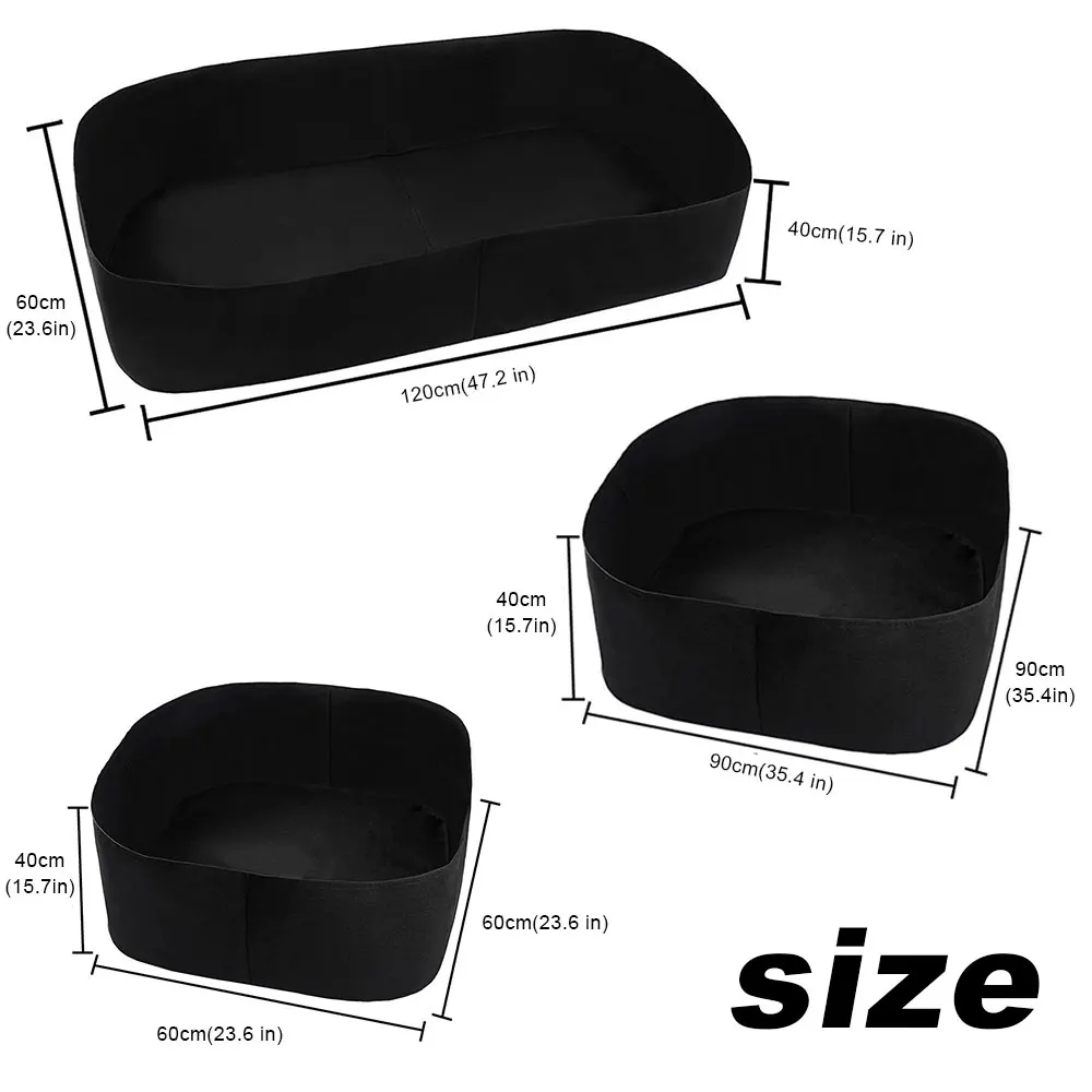 Овощная сеялка садовая кровать антикоррозийная для улицы овощная Нетканая ткань рассады галлоновая ручка