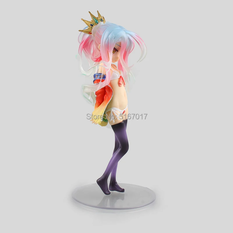 No Game No Life Shiro сексуальная фигурка героя из японского аниме ПВХ Фигурки для взрослых игрушки аниме фигурки
