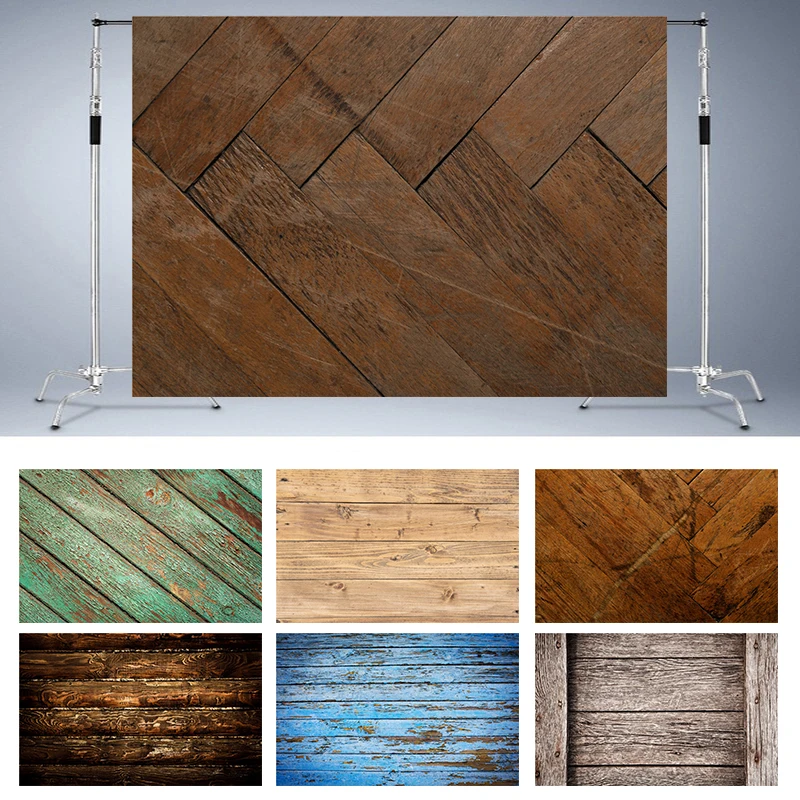 

Herringbone Stripe Wooden Board Texture Vegetable Food Fruit Photophone Backdrop Photo Studio Props Photography Background Vinyl