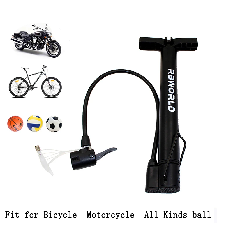 RBWORLD насос для велосипеда шины 120 фунтов/кв. дюйм портативный воздушный Горный