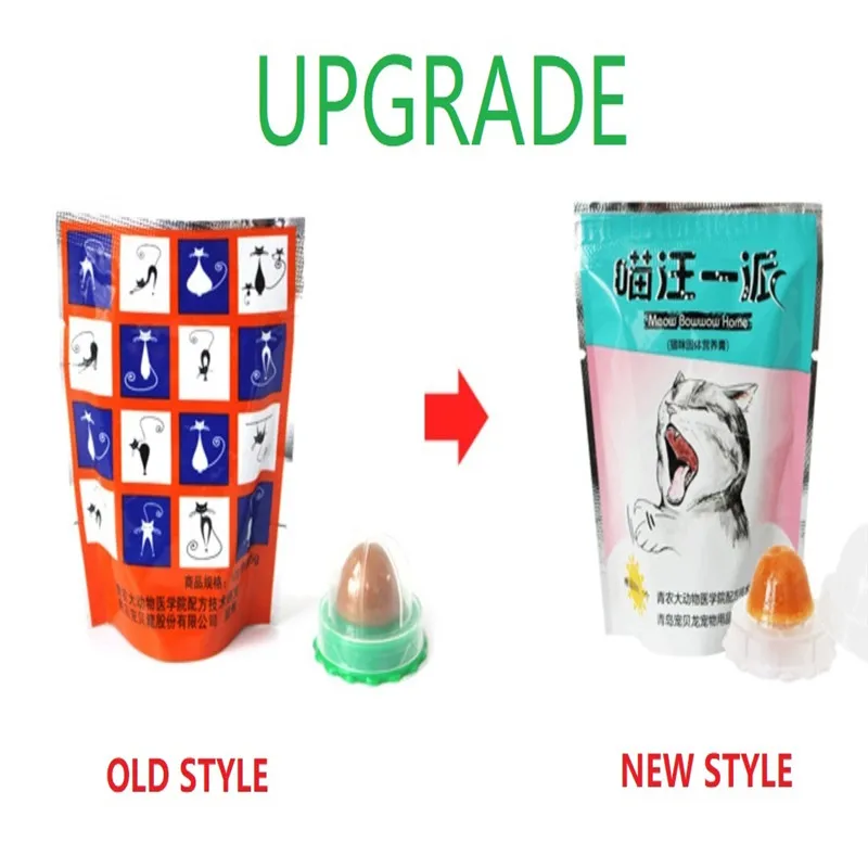 1 шт. здоровый кошка закуски кошачья мята конфеты лизание питания гель энергии