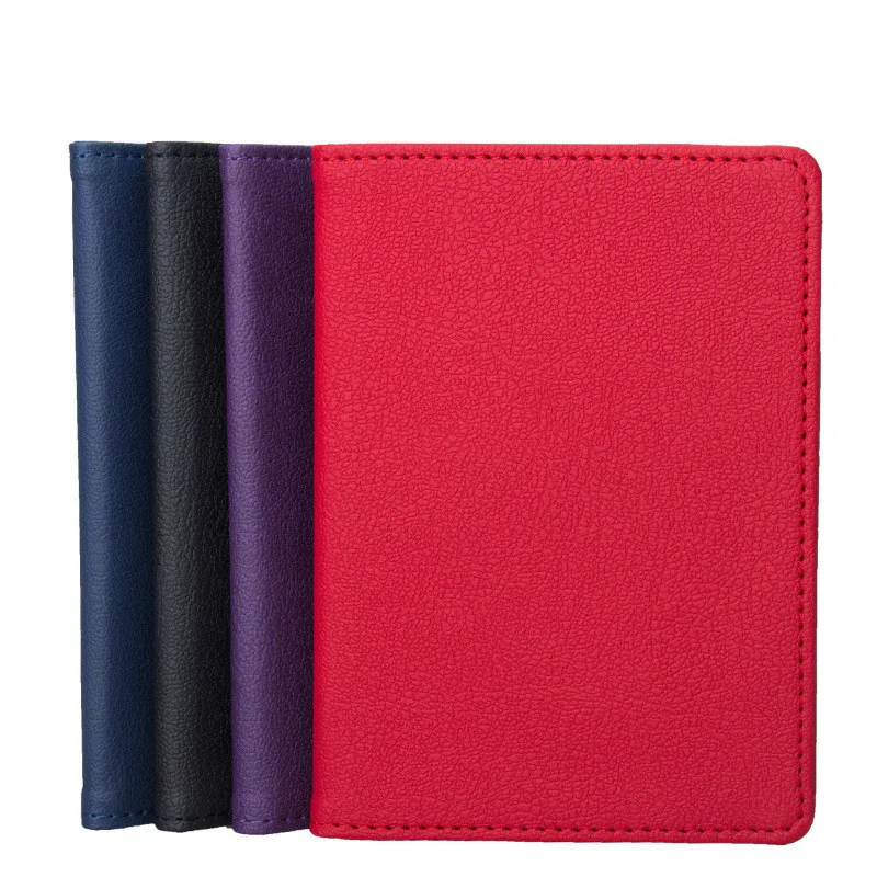 Коричневый высокого архив ПУ двойной посылка позиции паспорт Бизнес дел