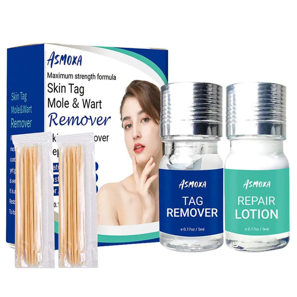 

Dark Spot Remover Mole Remover Wart Removal Skin Tags Remover Cream Repair Serum Set Face Care Products Effective Painless