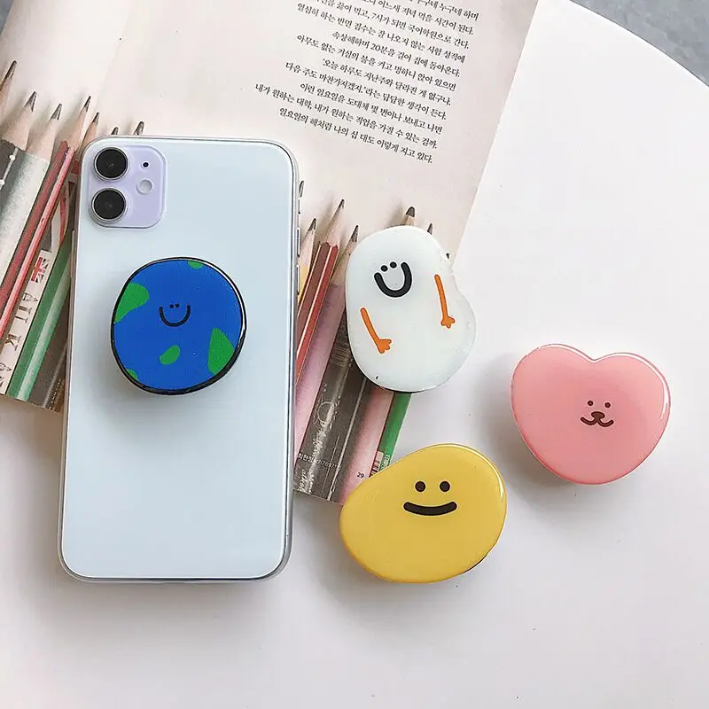 3D мультяшный складной держатель на палец кольцо для iphone samsung xiaomi redmi симпатичный