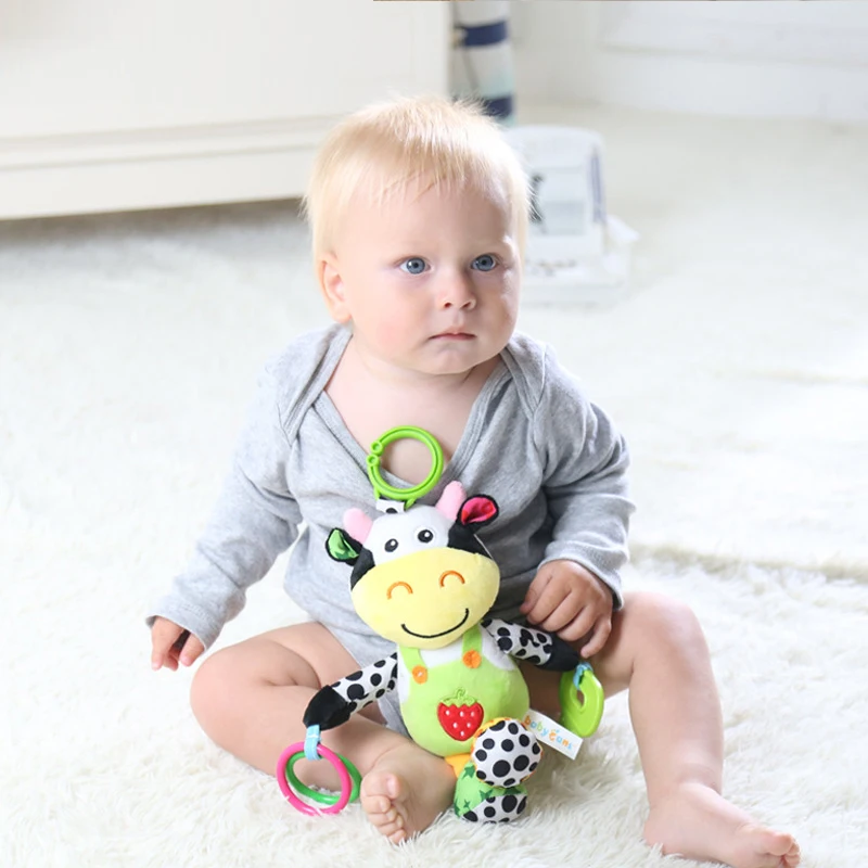 На возраст от 6 до 12 лет месячный ребенок плюшевые подвеска для коляски Игрушка