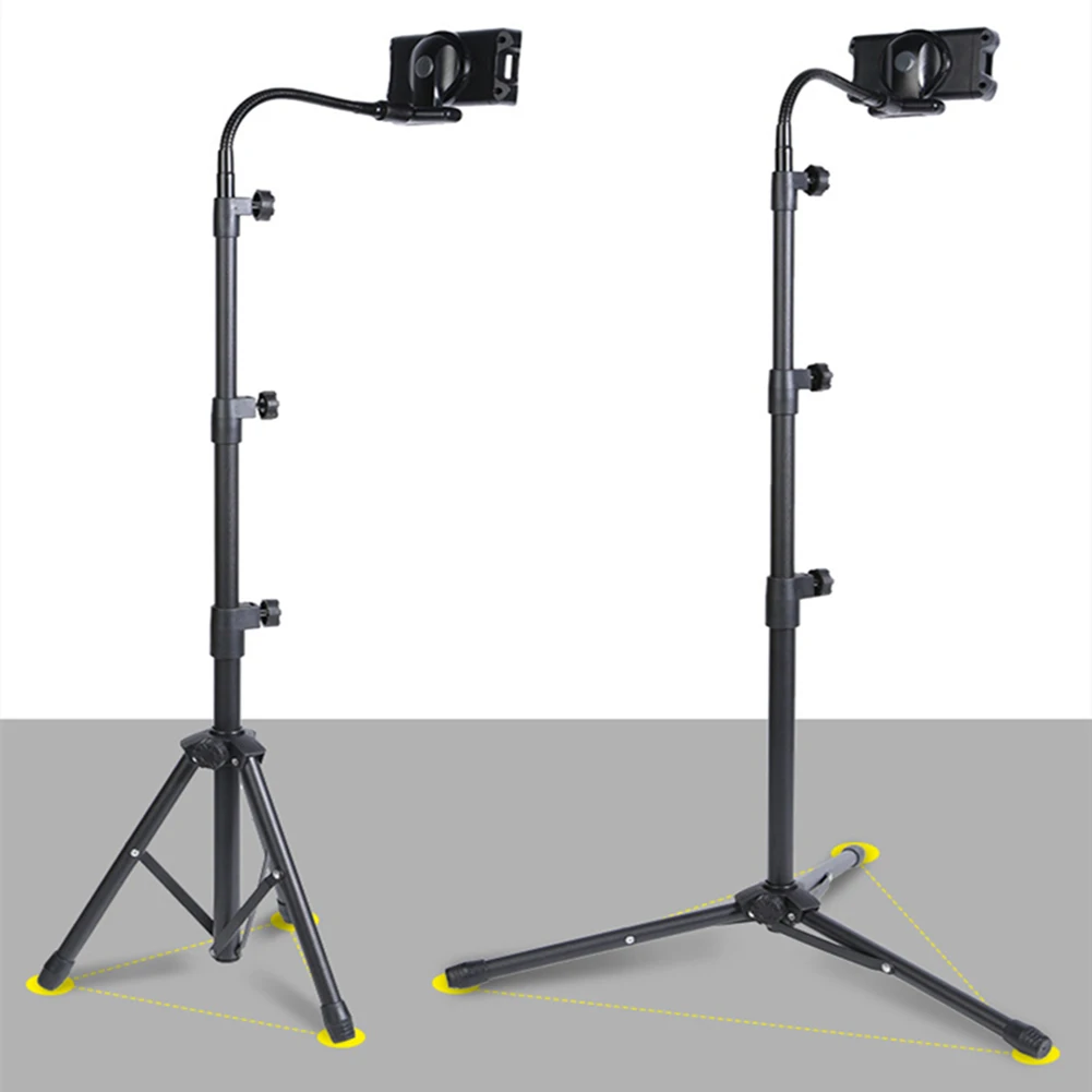 Flexible Tripod Floor Stand for iPad iPhone Foldable Adjustable Tablet Phone Mount Holder Support Bracket for Mobile Phone