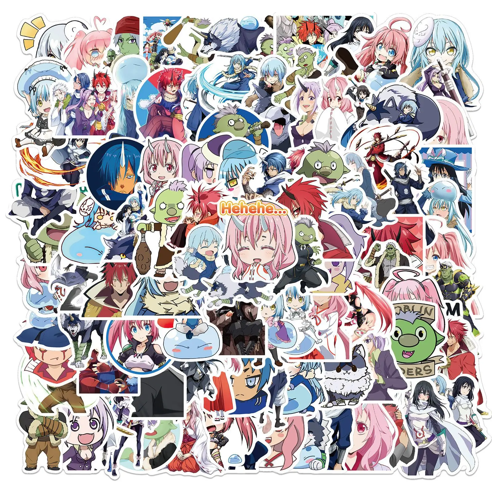 

10/50/100Pcs Japanese Anime That Time I Got Reincarnated As A Slime Stickers for Refrigerator Suitcase Scooter Graffiti Stickers