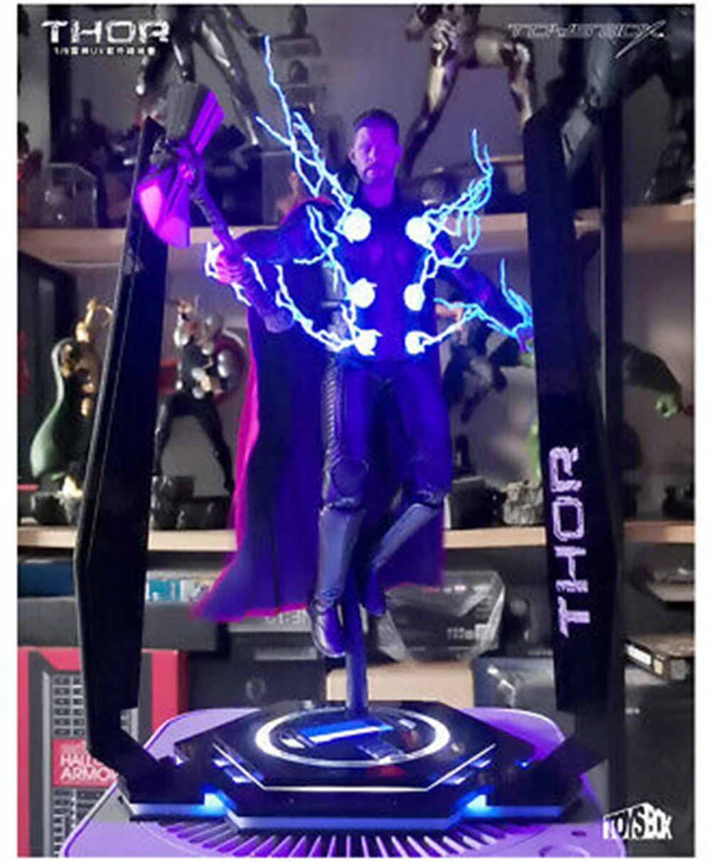 

In stock Toys-box Raytheon UV platform TB077 1/6 Thor platform UV reflection w/light Fit 12'' Soldier Figure