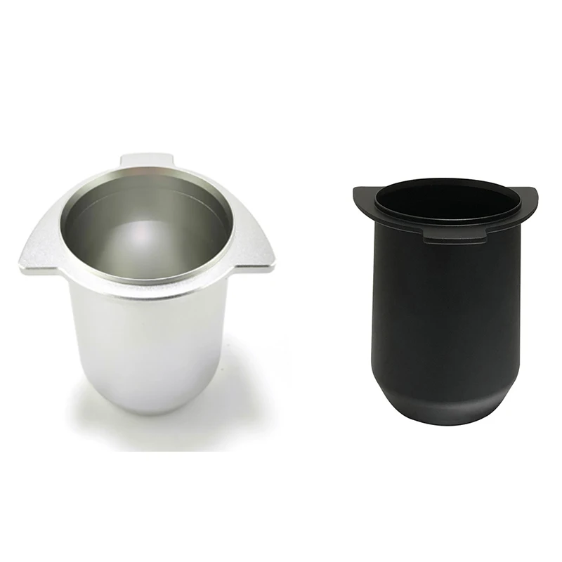 

Stainless Steel Coffee Dosing Cup Sniffing Mug Powder Feeder Part for 54mm Espresso Machine Coffee Dosing Cup