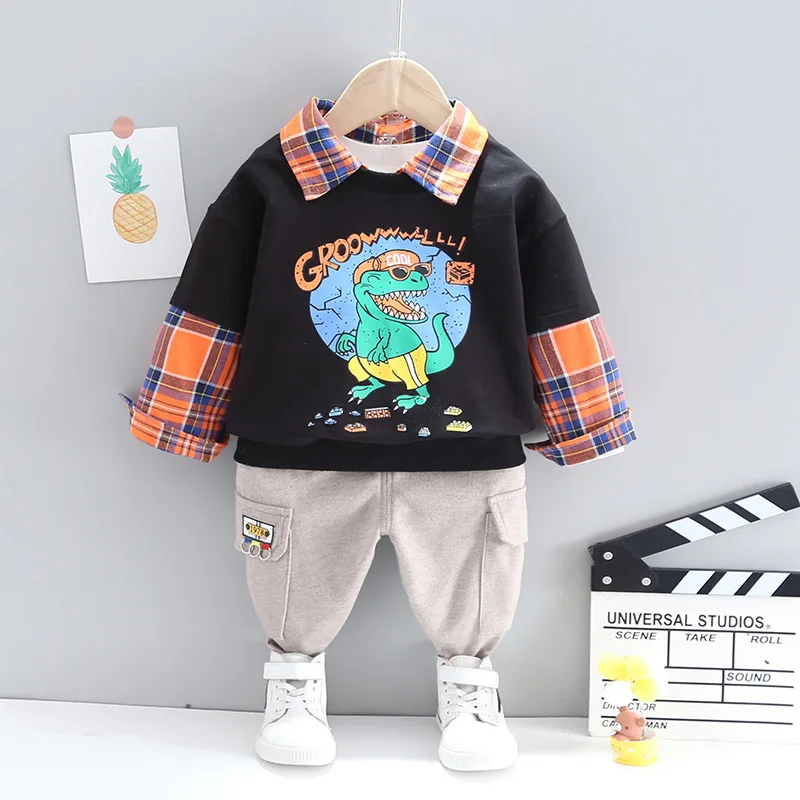 

Infant Clothing Autumn Winter Baby Boys Clothes Sweatshirts+ Pants 2pcs Outfit Suit For Baby Sets Toddler Baby Clothing