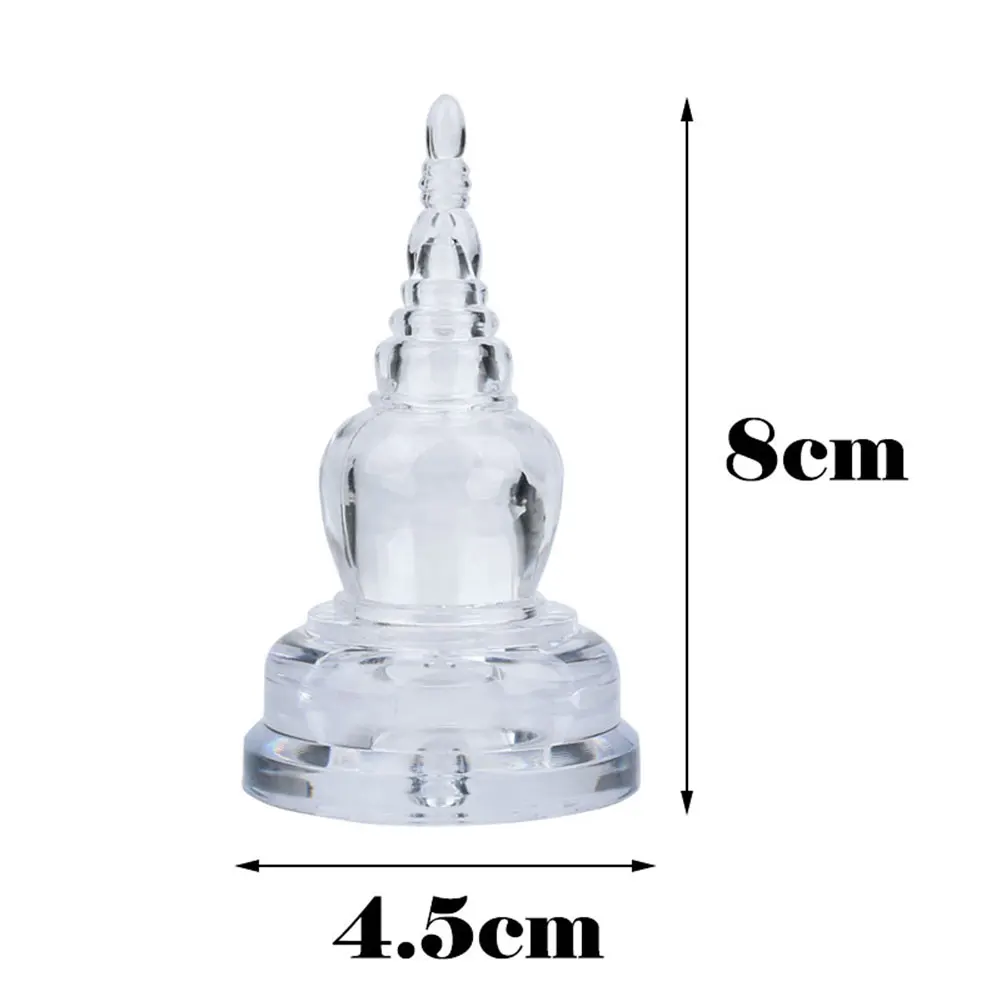 Акриловая пагода Stupa Sarira Кристальные подарки декоративные безделушки Буддийские