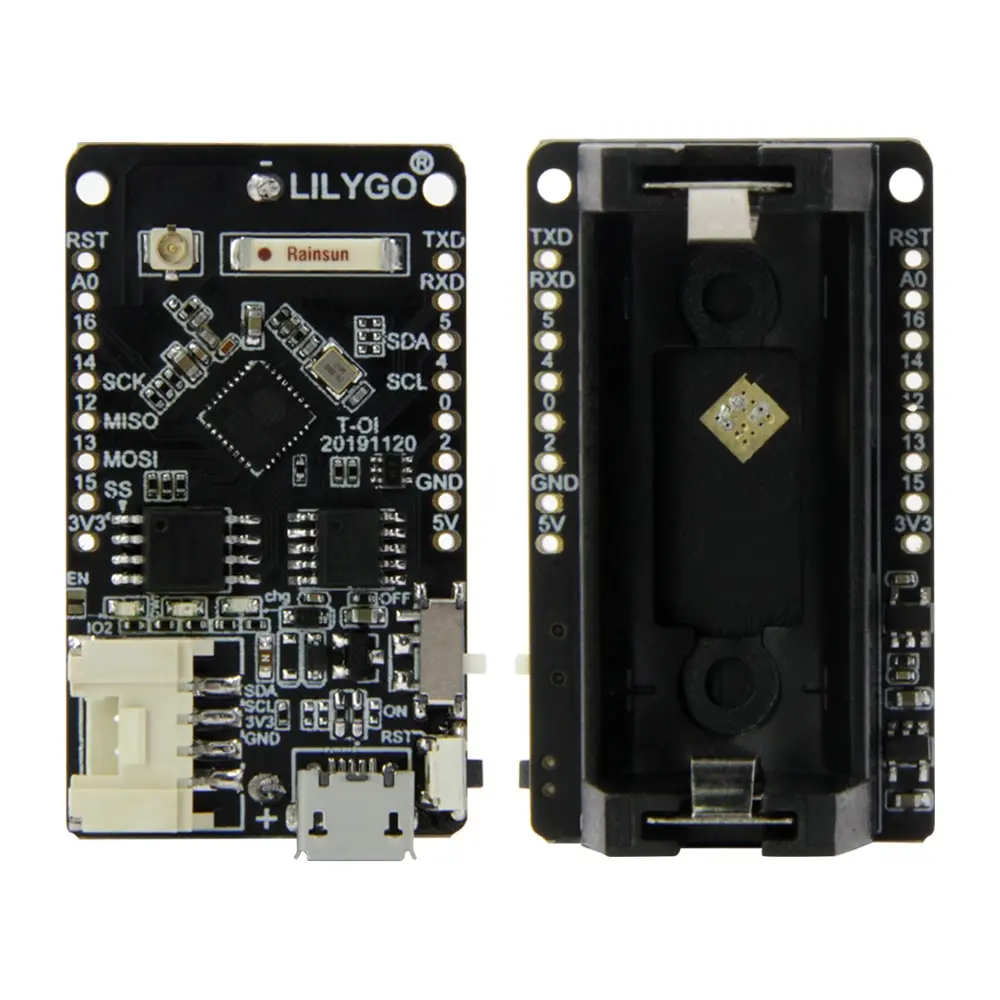

TTGO T-OI ESP8266 Chip 16340 держатель аккумулятора, совместимый с мини D1 макетной платой