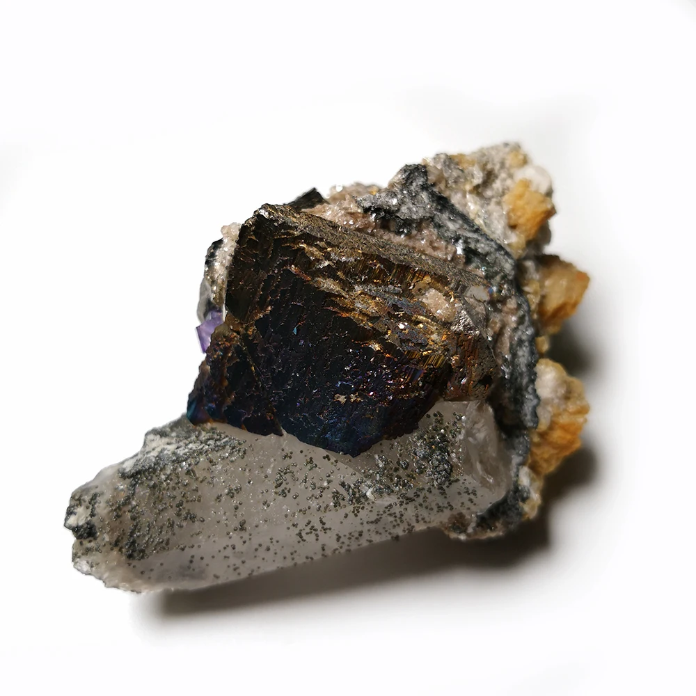 245 г натуральный камень и кварц Arsenopyrite yaoganxian руды образец Кристалл F1